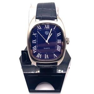 Classic Men’s Navy Blue Quartz Watch New Unworn
